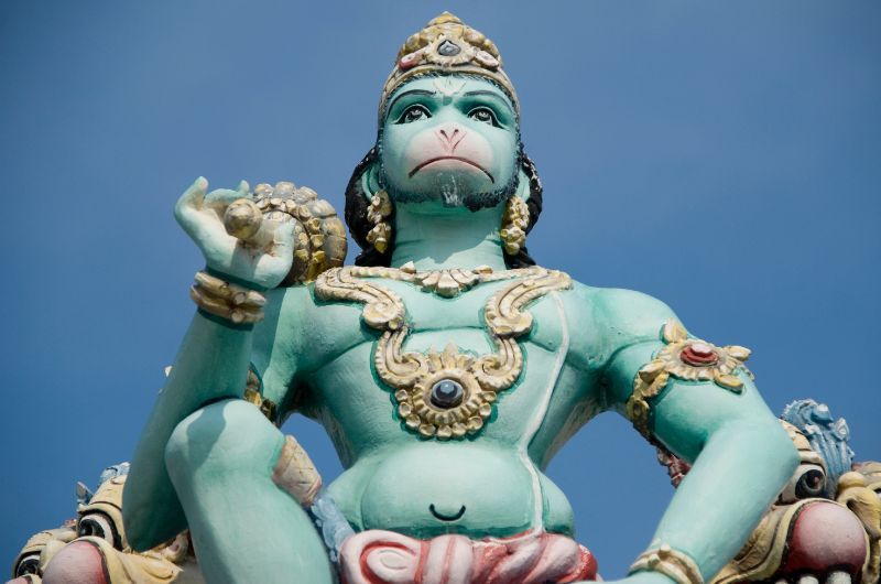 Hanuman, der hinduistische Affengott