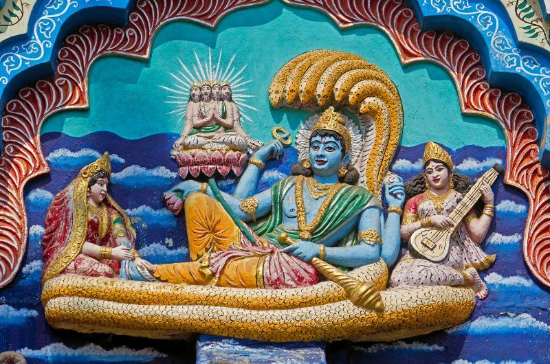 Hinduistischer Gott Vishnu