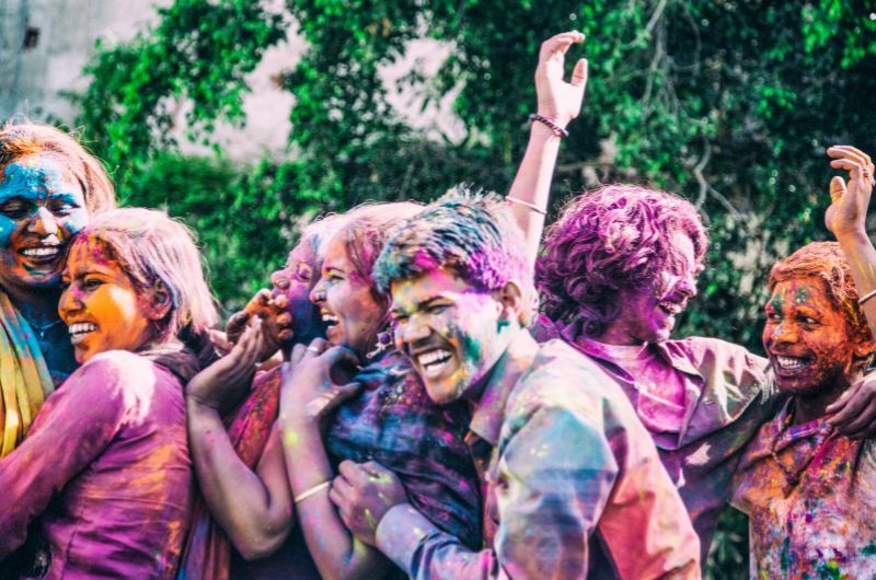 Holi das hinduistische Fest der Farben