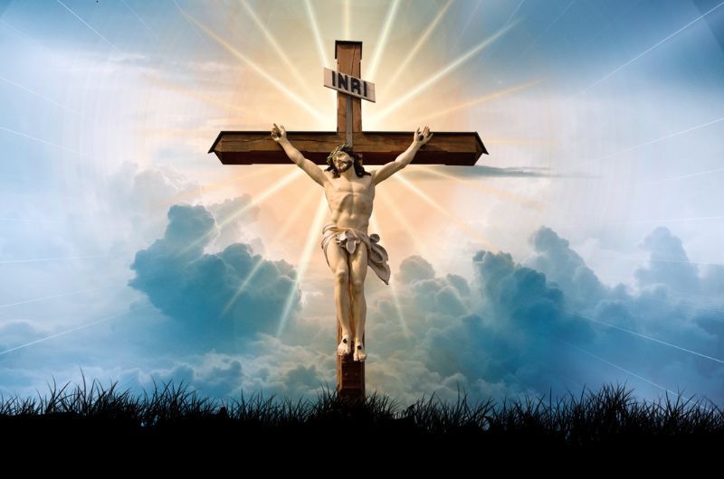 Christentum Jesus am Kreuz